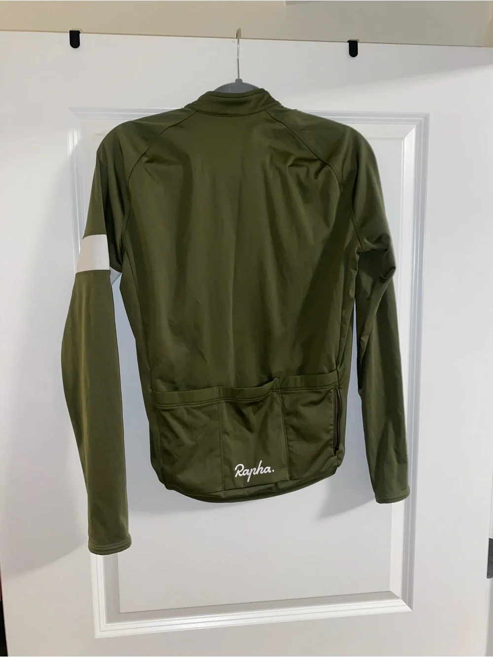 Rapha Long Sleeve Core Cycling Jersey - Olive Green - Medium